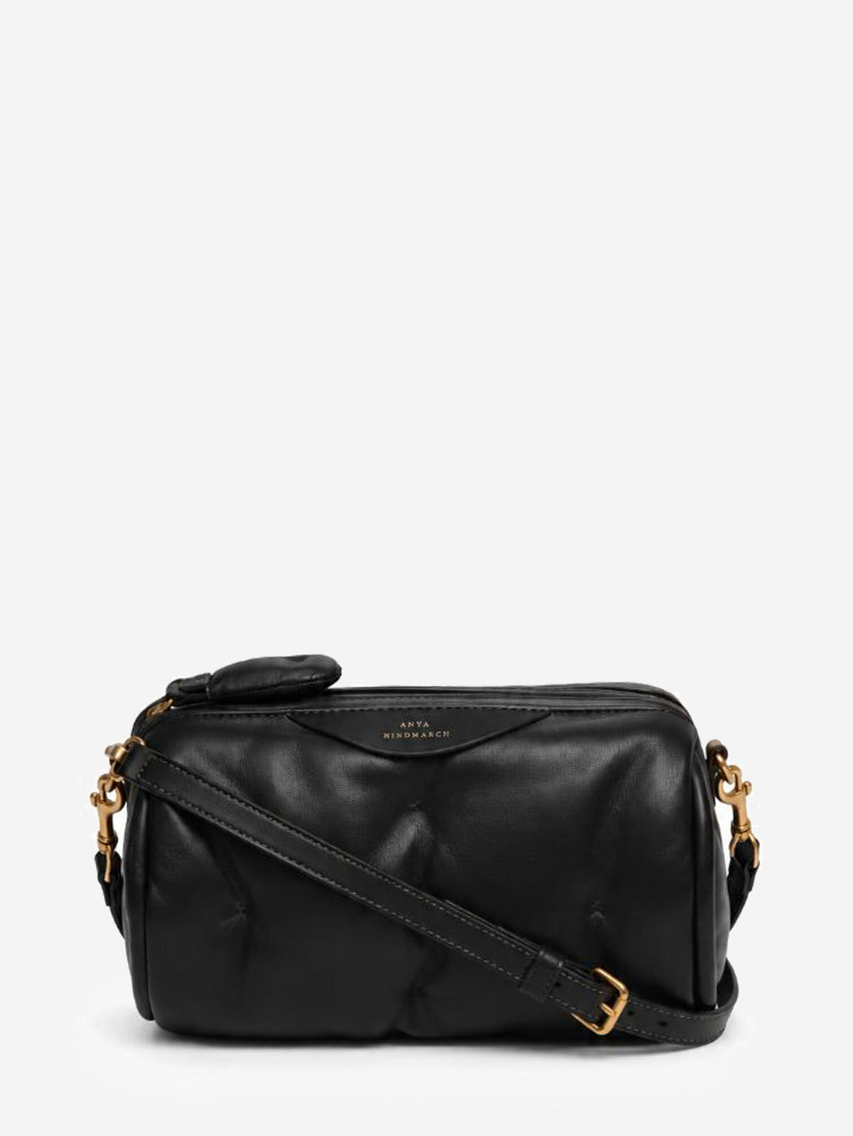 Black padded leather Chubby Barrel crossbody bag Cross-body Bags Anya Hindmarch 