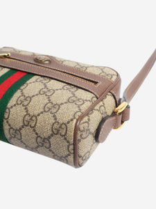 Gucci Brown GG Supreme Ophidia shoulder bag