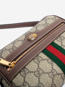 Gucci Brown GG Supreme Ophidia shoulder bag