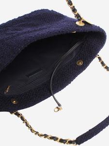 Chanel Dark blue 2020 tweed GST tote bag