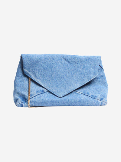 Blue denim envelope clutch Clutch bags Dries Van Noten 