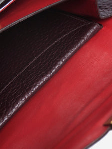 Prada Oxblood leather top handle bag