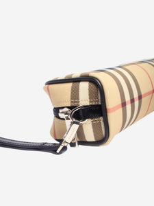 Burberry Neutral check pouch