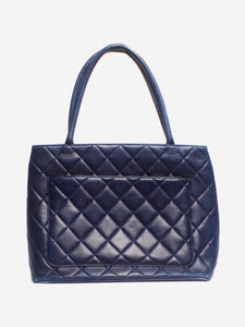 Chanel Navy 1996-1997 Medallion tote bag