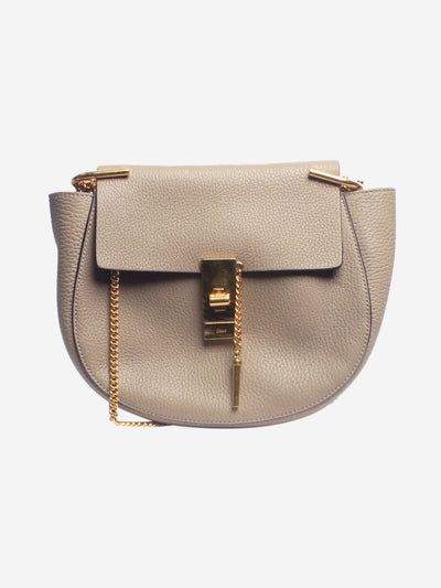 Taupe Drew leather crossbody bag Cross-body bags Chloe 