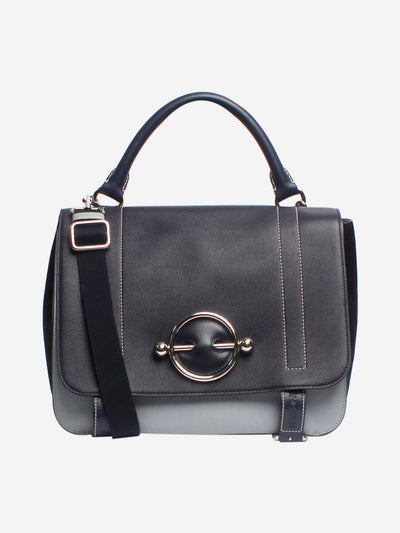 Navy and ice blue Disc satchel bag Cross-body bags JW Anderson 