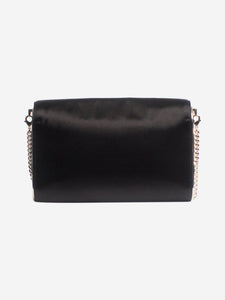 Christian Dior Black satin cross-body bag