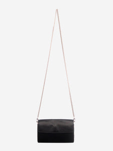 Christian Dior Black satin cross-body bag