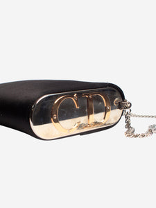 Christian Dior Black satin cross-body bag