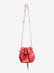 Bvlgari Red Serpenti forever bucket bag