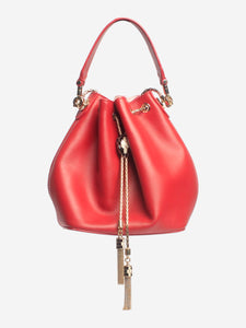 Bvlgari Red Serpenti forever bucket bag