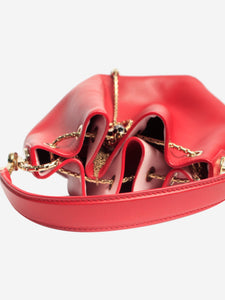 Bvlgari Red Serpenti forever bucket bag