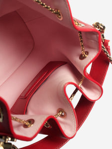 Bvlgari Red Serpenti forever bucket bag