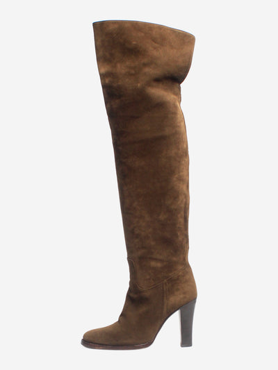 Brown suede over-the-knee boots - size EU 37 Boots Ralph Lauren 