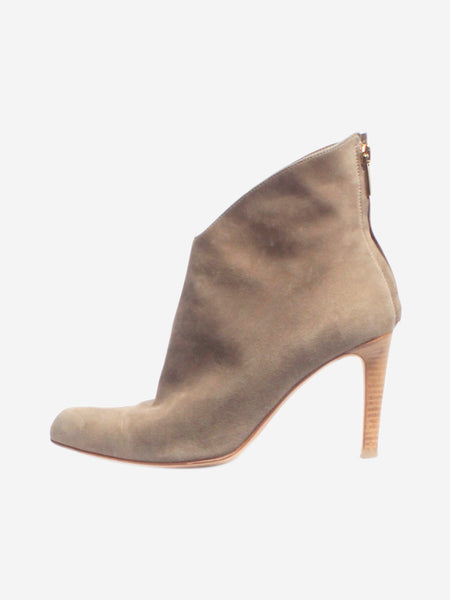 Grey suede ankle boots - size EU 36.5 product image