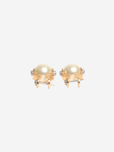 Louis Vuitton Gold pearl ring, bracelet and earrings set