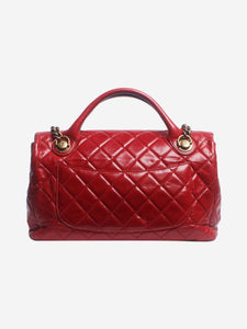 Chanel Red 2014 Castle Rock shoulder bag