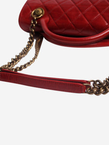 Chanel Red 2014 Castle Rock shoulder bag