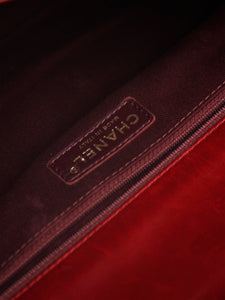 Chanel Red 2014 Castle Rock shoulder bag