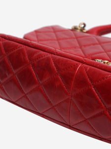 Chanel Red 2014 Castle Rock shoulder bag