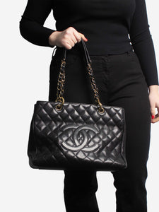 Chanel Black 2006-2008 caviar leather GST Tote bag