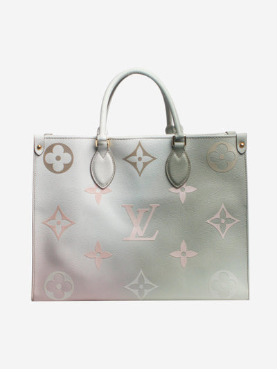 Light green and pink sunset OntheGo tote bag Tote Bags Louis Vuitton 