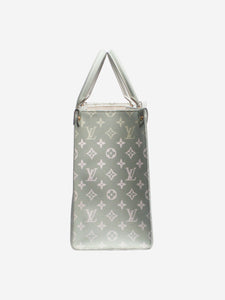Louis Vuitton Light green and pink sunset OntheGo tote bag