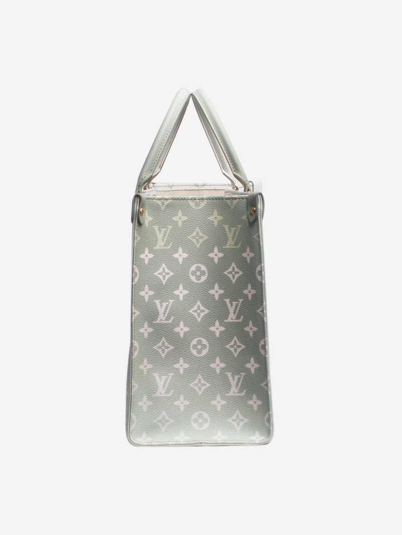 Light green and pink sunset OntheGo tote bag Tote Bags Louis Vuitton 
