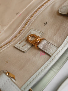 Louis Vuitton Light green and pink sunset OntheGo tote bag