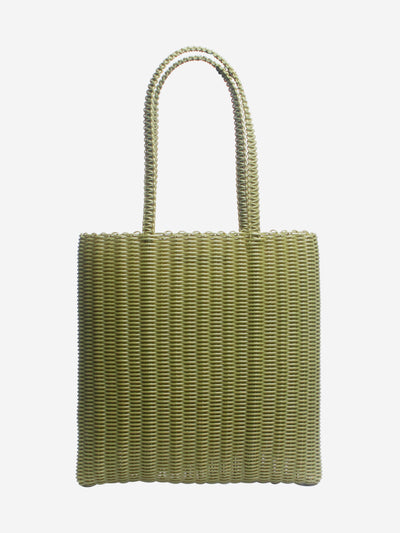 Green handwoven tote bag Tote Bags Palorosa 