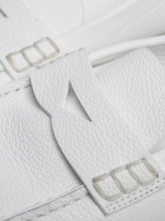 White Billy leather loafers - size EU 38.5 Flat Shoes Khaite 