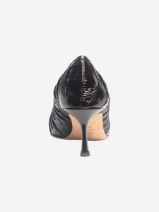 Jimmy Choo Black patent crinkle pumps - size EU 40.5