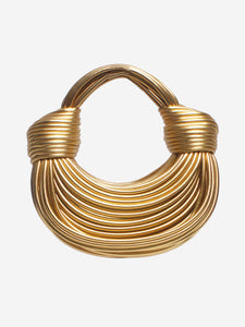 Bottega Veneta Gold double knotted Jodie bag