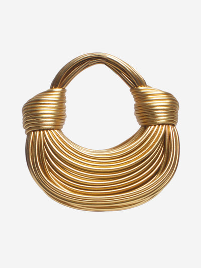 Gold double knotted Jodie bag Top Handle Bags Bottega Veneta 