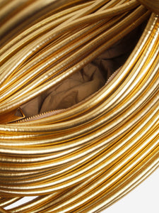 Bottega Veneta Gold double knotted Jodie bag