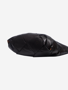 Bottega Veneta Black maxi Intrecciato slip tote bag