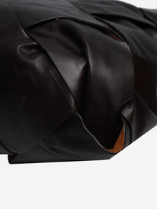 Bottega Veneta Black maxi Intrecciato slip tote bag