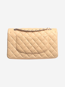 Chanel Cream 2011 medium lambskin Classic Double Flap