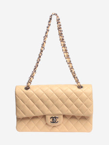 Chanel Cream 2011 medium lambskin Classic Double Flap