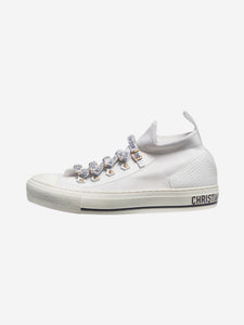 Christian Dior White Walk'n'Dior trainers - size EU 38
