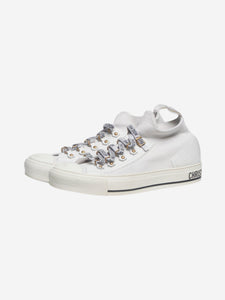 Christian Dior White Walk'n'Dior trainers - size EU 38