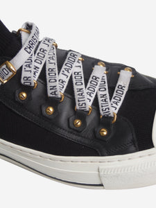Christian Dior Black Walk'n'Dior trainers - size EU 37.5