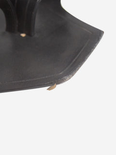 Black leather thong sandals - size EU 39 Flat Sandals Saint Laurent 