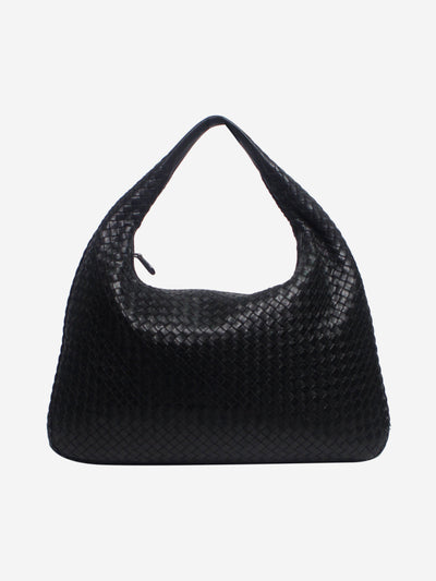 Black Interacciat shoulder bags Shoulder bags Bottega Veneta 