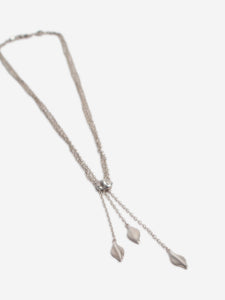 Tiffany & Co. Silver Leaf Motif necklace