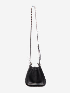 Valentino Black rockstud bucket bag