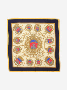 Hermes Multicoloured Flvctvat nec mergitvr silk scarf