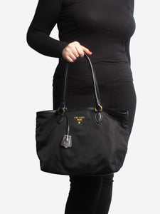 Prada Black Tessuto nylon tote bag