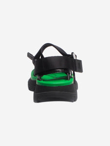 Alexander McQueen Black and green platform sandals - size EU 40