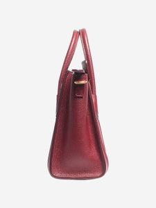 Celine Wine Nano Luggage 2way bag